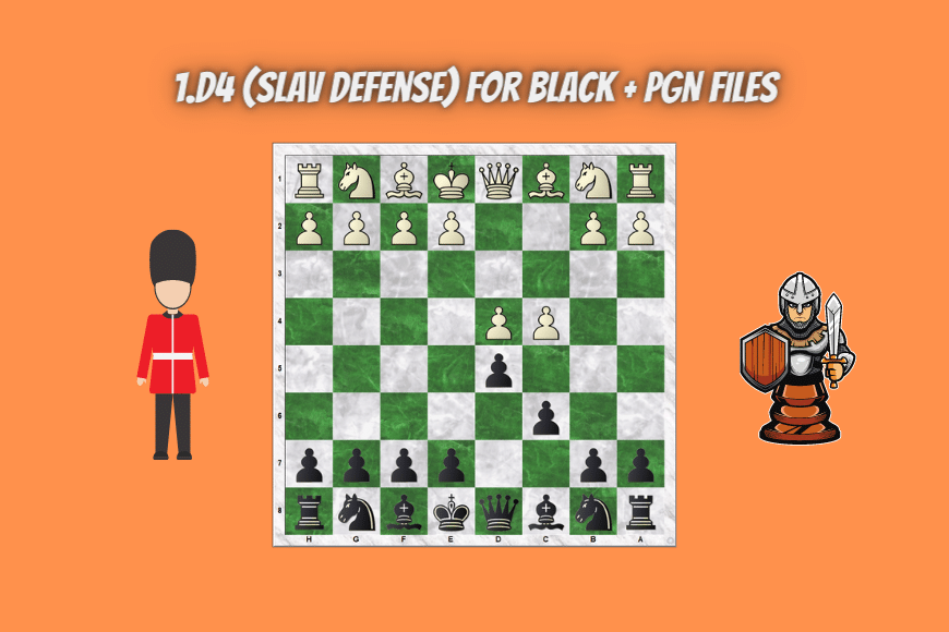 1.d4 (Slav Defense) For Black + PGN Files