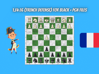 1.e4 e6 French Defense For Black + PGN Files